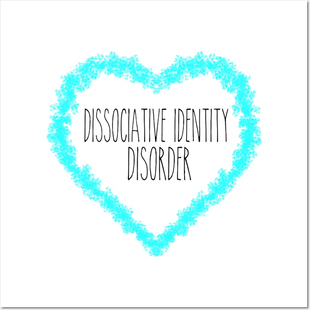 Dissociative Identity Disorder Awareness Support In Heart Wall Art by MerchAndrey